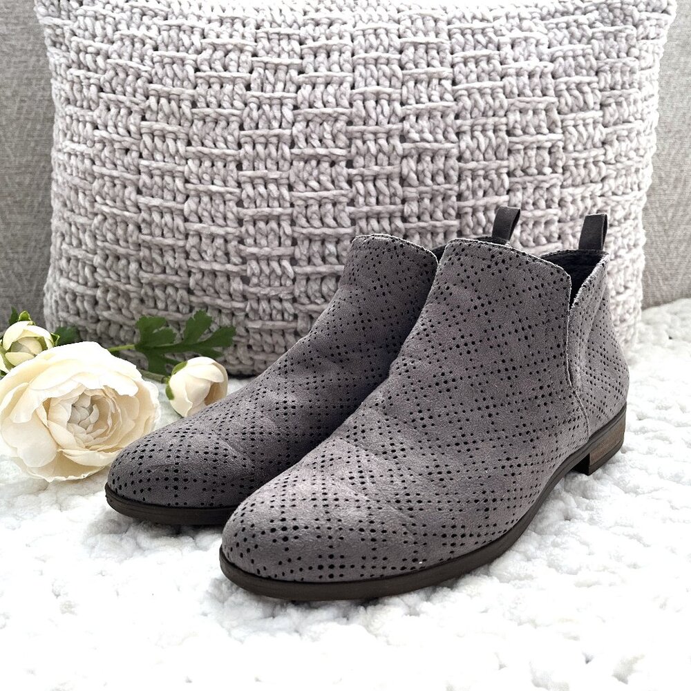 NEW Dr. Scholl's Rate Ankle Boots (Gray) 6